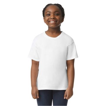 Gildan G670B Youth Softstyle CVC T-Shirt - WHITE
