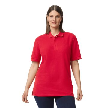 Gildan G858 Unisex Midweight Double Pique Polo - RED