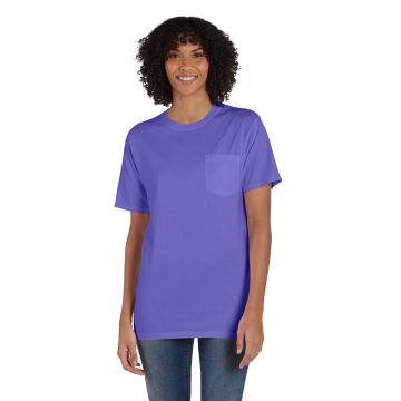 ComfortWash by Hanes GDH150 Unisex Garment-Dyed T-Shirt with Pocket - LAVENDER
