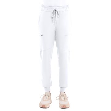 Healing Hands 9156 Women's 6-Pocket Naya Moisture Wicking Pant - White