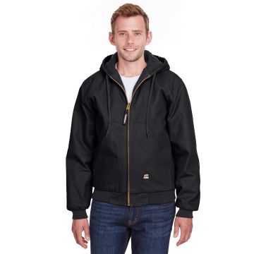 Berne HJ51T Men's Tall Highland Washed Cotton Duck Hooded Jacket