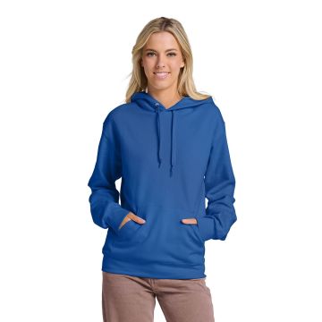 Jerzees IC49MR Unisex Ultimate CVC Ring-Spun Hooded Sweatshirt - ROYAL