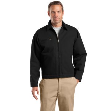 CornerStone TLJ763 CornerStone &#174;  Tall Duck Cloth Work Jacket. TLJ763 - Black