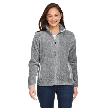 J America JA8463 Ladies Boundary Shag Full Zip