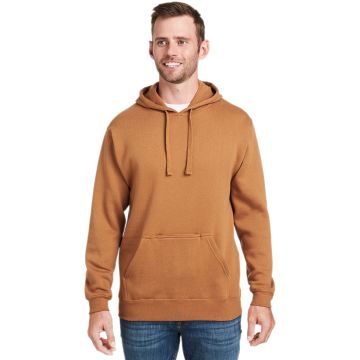 J America JA8815 Adult Tailgate Fleece Pullover Hooded Sweatshirt - COPPER