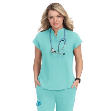 KOI 1093 Women's One-Pocket Stretch Tuck-In Ari Top