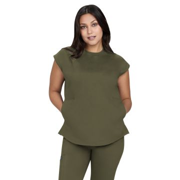 KOI 1137 Women’s Two-Pocket Round Neck Scrub Top