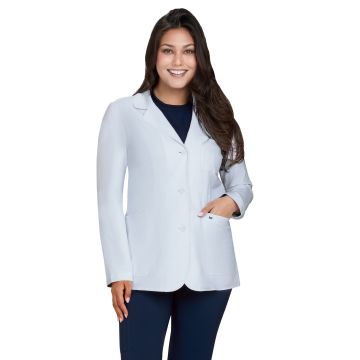 KOI 472 Womens Five-Pocket Water Repellent 29" Amelia Lab Coat