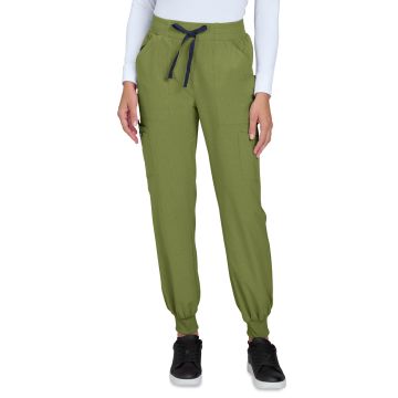 KOI 781 Women's Seven-Pocket Silky and Durable Jogger-Style Pant