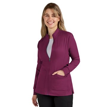 KOI C400 Women's Two-Pocket Zipper-Front Geneses Jacket