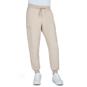 KOI C600 Men's Six-Pocket Drawstring Elastic Waist Connective Jogger Pant