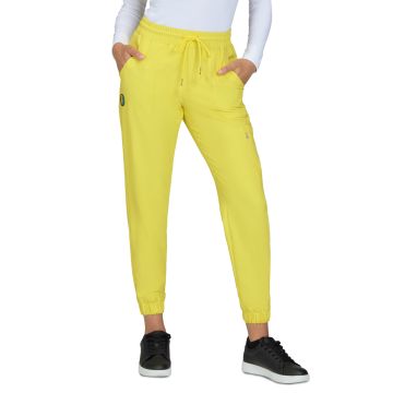 KOI S702L Women's Five-Pocket Limited Edition Jogger-Style Frayed Drawcord Glad Pant