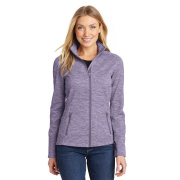 Port Authority &  Ladies Digi Stripe Fleece Jacket. L231