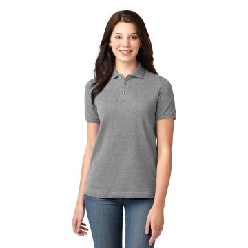 Port Authority &  Ladies Heavyweight Cotton Pique Polo.  L420