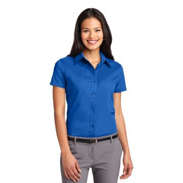Port Authority &  Ladies Short Sleeve Easy Care  Shirt.  L508