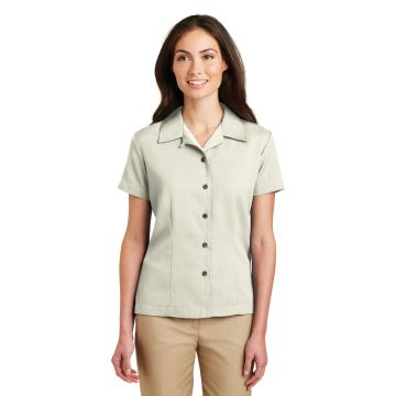  DISCONTINUED  Port Authority &  Ladies Easy Care Camp Shirt.  L535