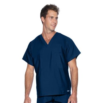 Landau 7502 Unisex One-Pocket Reversible V-Neck Top