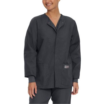 Landau 75231 Unisex Three-Pocket Snap-Front Warm-Up Jacket
