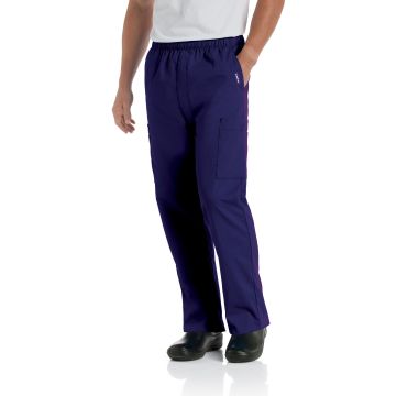 Landau 8555 Men's Seven-Pocket High-Rise Elastic Waist Cargo Pant