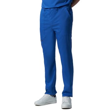 Landau LB408 Men's Six-Pocket Zipper Fly Straight Leg Pant - Royal
