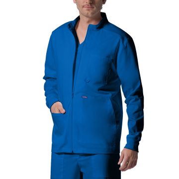 Landau LJ702 Men's Four-Pocket Mock Neck Zip-Front Jacket - Royal