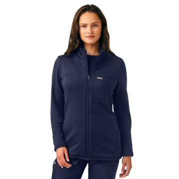 Landau LJ708 Women's Five-Pocket Zip-Front Fleece Jacket