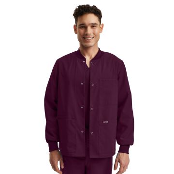 Landau LJ709 Unisex Five-Pocket Snap Front Warm-Up Jacket
