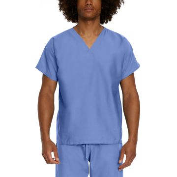 Landau LT102 Unisex No-Pocket Tuckable V-Neck Top