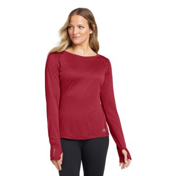 OGIO Women's Long Sleeve Pulse Crew. LOE321