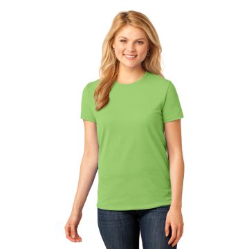 Port & Company &  Ladies Core Cotton Tee. LPC54