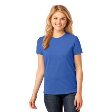 Port & Company &  Ladies Core Cotton Tee. LPC54