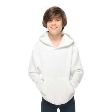 Lane Seven LS1401Y Youth Premium Pullover Hooded Sweatshirt - WHITE