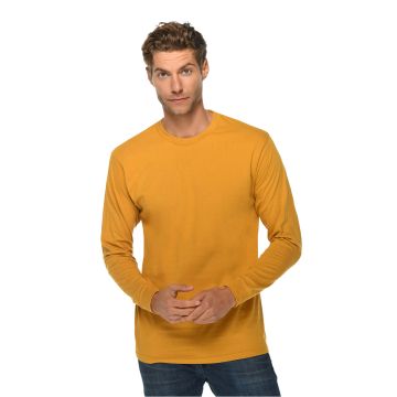 Lane Seven LS15009 Unisex Heavyweight Long-Sleeve T-Shirt - MUSTARD