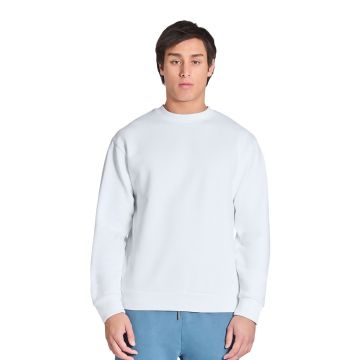 Lane Seven LS16004 Unisex Urban Pigment-Dyed Crewneck Sweatshirt - WHITE