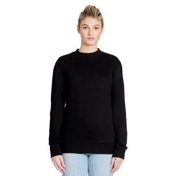 Lane Seven LS16004 Unisex Urban Pigment-Dyed Crewneck Sweatshirt - BLACK