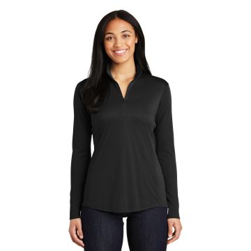 Sport-Tek &  Ladies PosiCharge &  Competitor &#153;  1/4-Zip Pullover. LST357