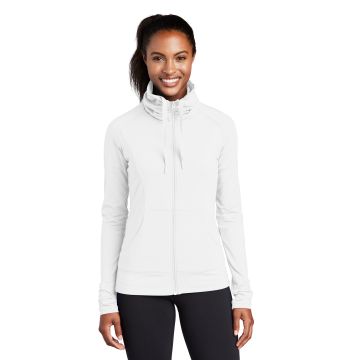 Sport-Tek &  Ladies Sport-Wick &  Stretch Full-Zip Jacket. LST852