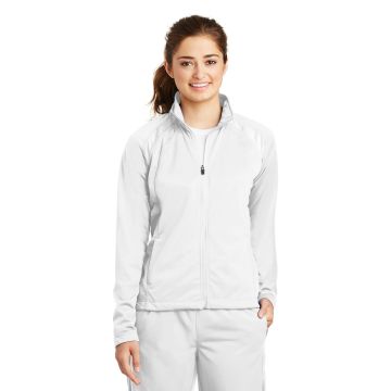 Sport-Tek &  Ladies Tricot Track Jacket. LST90