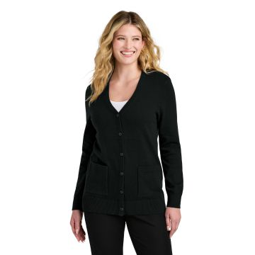Port Authority Women's Easy Care Button-Up Cardigan Sweater LSW4150