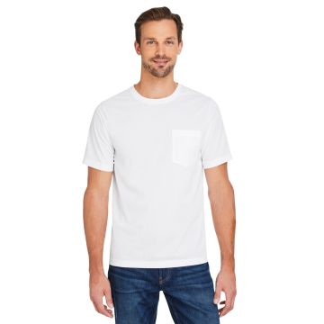 Harriton M118 Charge Snag And Soil Protect Unisex T-Shirt - WHITE
