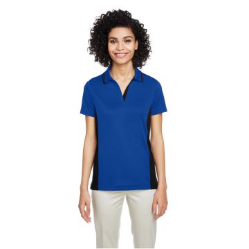 Harriton M386W Women's Flash Snag Protection Plus IL Colorblock Polo