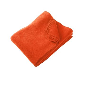 Harriton M999 Fleece Blanket - ORANGE
