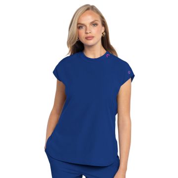 Med Couture 703 Women's 2-Pocket Tuckable Top - Royal