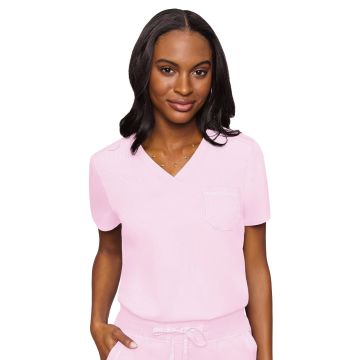 Med Couture 7448 Women's 1-Pocket V-Neck Top