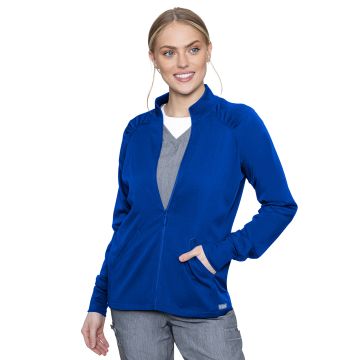 Med Couture 7660 Women's 4-Pocket Zip-Front Jacket