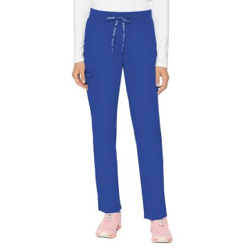 Med Couture 7725 Women's 6-Pocket Jersey-Knit Waistband Pant - Royal
