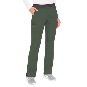 Med Couture 7739 Women's 2 Cargo Pocket Pant - Olive
