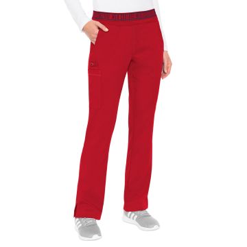 Med Couture 7739 Women's 2 Cargo Pocket Pant - Red