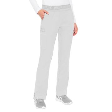 Med Couture 7739 Women's 2 Cargo Pocket Pant - White