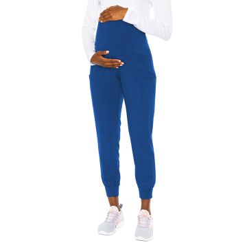 Med Couture 8729 Women's 4-Pocket Maternity Jogger - Royal